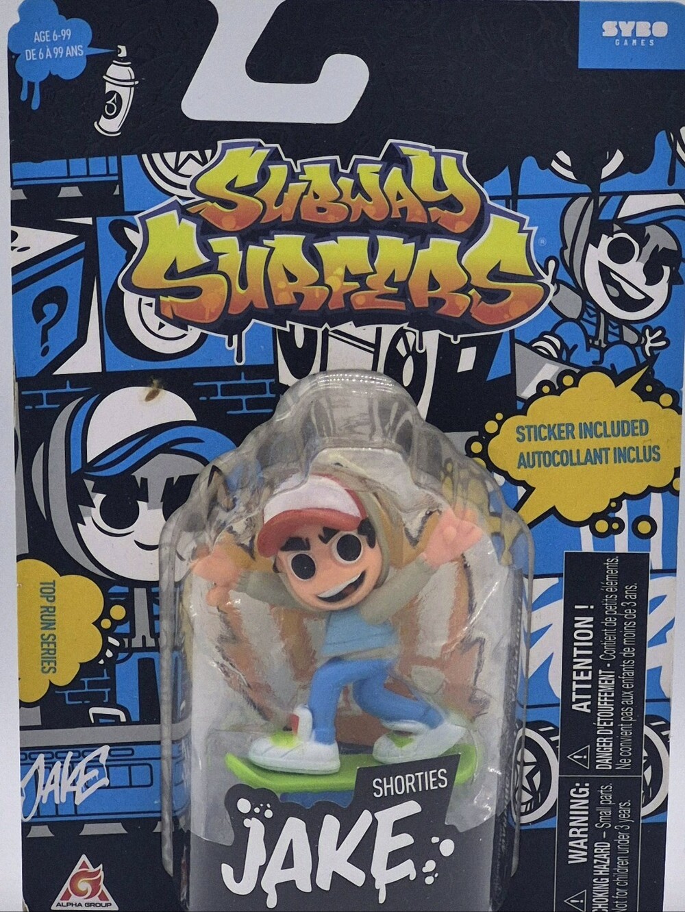 🎮 Subway Surfers Jake Shorties Figure Sealed Top Run Series 2020